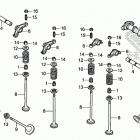 VT1300CX Распределительный вал и клапана