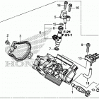 CRF450RX Корпус Дросселя