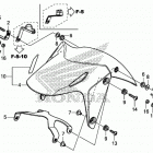 CB500X Переднее крыло