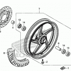 CB300F Переднее колесо