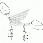 CB500X Зеркало