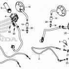 CMX300A Рычаги,тросы и рулевые переключатели