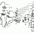 CRF450RX Топливный бак