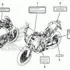 CRF1000D Caution label (1)