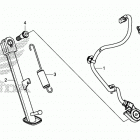 CB500X Подножка