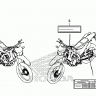 CRF250L Caution label (1)