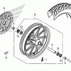 CMX300A Переднее колесо