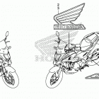 NC750X Наклейки