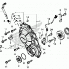 CB650FA Крышка картера правая