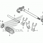 CB300F Вилка переключения передач