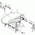 CB650FA Переднее крыло