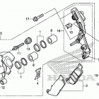CBR300RA Front brake caliper (abs)