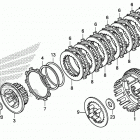 CTX700ND Сцепление