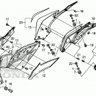 CB300F Сидение и обтекатели сиденья