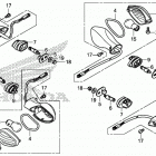 NC750X Задний фонарь