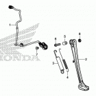 CRF1000A2 Подножка