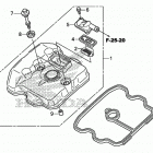 CRF250L Крышка головки цилиндров