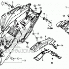 CB500FA Задний бампер