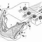 ST1300PA Задний фонарь