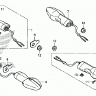 CB300F Задний фонарь