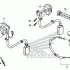 CBR500RA Рычаги,тросы и рулевые переключатели