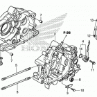 CRF110F Картер двигателя
