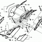 CBR300RA Сидение и обтекатели сиденья