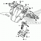 NC750X Центральная облицовка