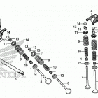 CBR500RA Распределительный вал и клапана