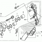 CB300F Front brake caliper (abs)