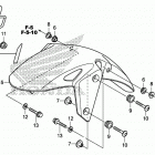 CB300F Переднее крыло