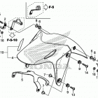 CB500FA Переднее крыло