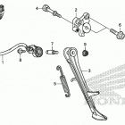 CBR1000S2 Подножка