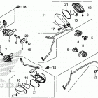 CBR650FA Задний фонарь