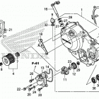 CB300F Крышка картера правая