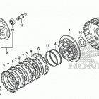 CB300F Сцепление