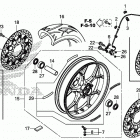 CBR1000S2 Переднее колесо