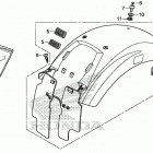 VT1300CX Заднее крыло