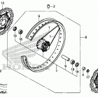 CRF1000A2 Переднее колесо
