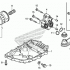 CTX700D Поддон картера и масляный насос