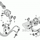 NC700X Рулевые переключатели и тросы