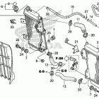 CRF450X Радиатор