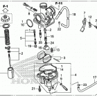 CRF125FB Карбюратор