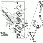NC700XD Front brake master