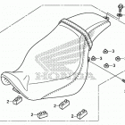 VT750C2B Сидение