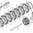 CRF250R Сцепление