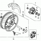 CB1100CA Заднее колесо 2