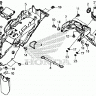 CRF1000A Задний бампер