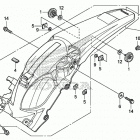 CRF250X Задний бампер