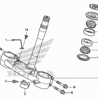 CRF250X Траверса нижняя